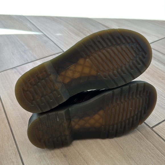 Little kids dr. Martins burgundy glitter size 2 - Picture 4 of 4